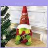 Festliches grünes pelziges Monster Plüsch Weihnachtsmann Puppe Dekoration für Weihnachten Amerikanischer Stil
