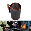 Modern Fire Starter Bucket For Charcoal Barbecue Outdoor Cooking With High Grade Powder Coated Material
