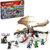 LEGO Ninjago Master Dragon Igor Building Toy for Kids Ages 8-10, Block Set for Boys and Girls, Robot Theme