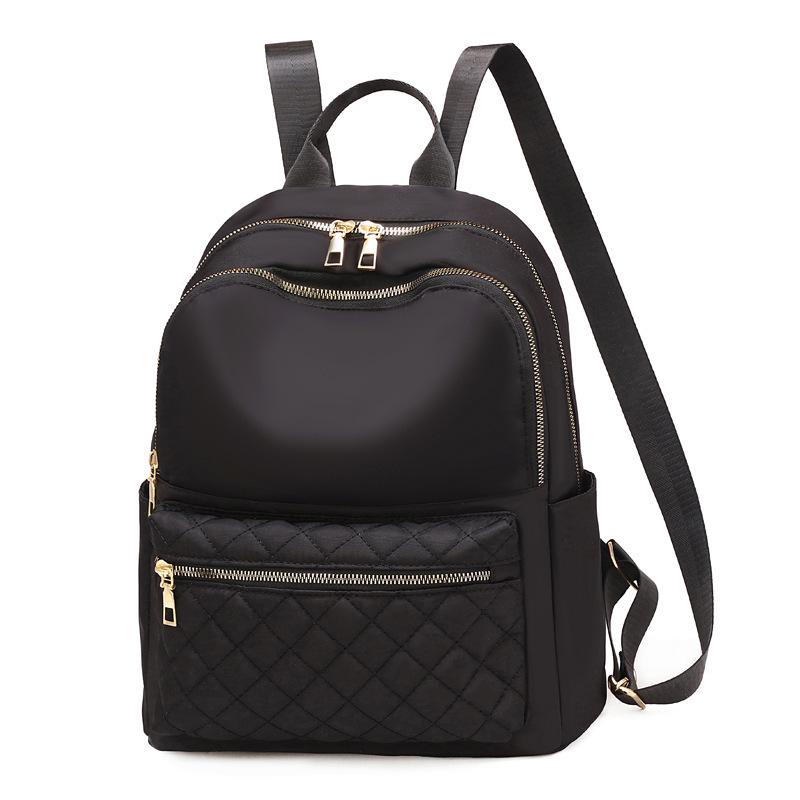 Women's Embroidered Oxford Cloth Casual Backpack for Travel and Storage