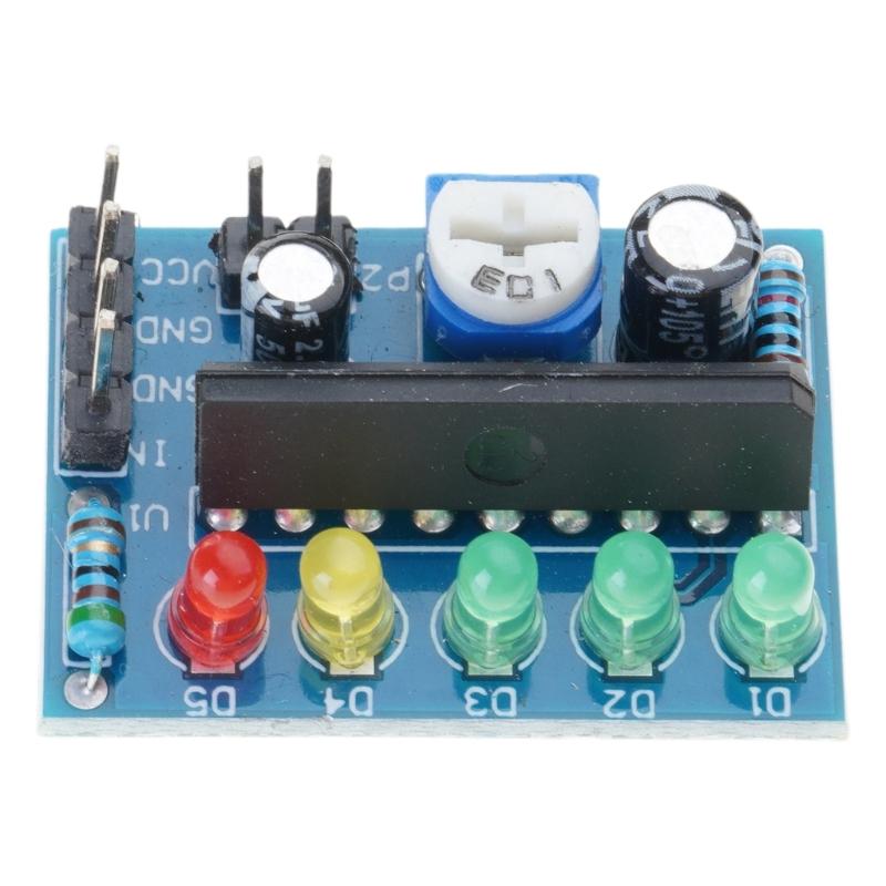 1/3Pcs 3.5V-12V KA2284 Power Level Indicator 5 LED Battery Indicator Sound Level Indicator Module Board Replacement