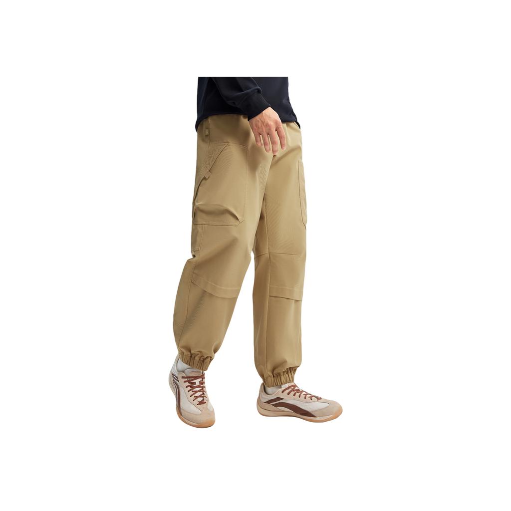 Li Ning Sports Lifestyle Series Logo Letter Casual Pants Men bottoms AYKW403-1