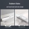 Dual-Function Bathroom Floor Scrubbing Brush with Stiff Bristles and Tile Squeegee