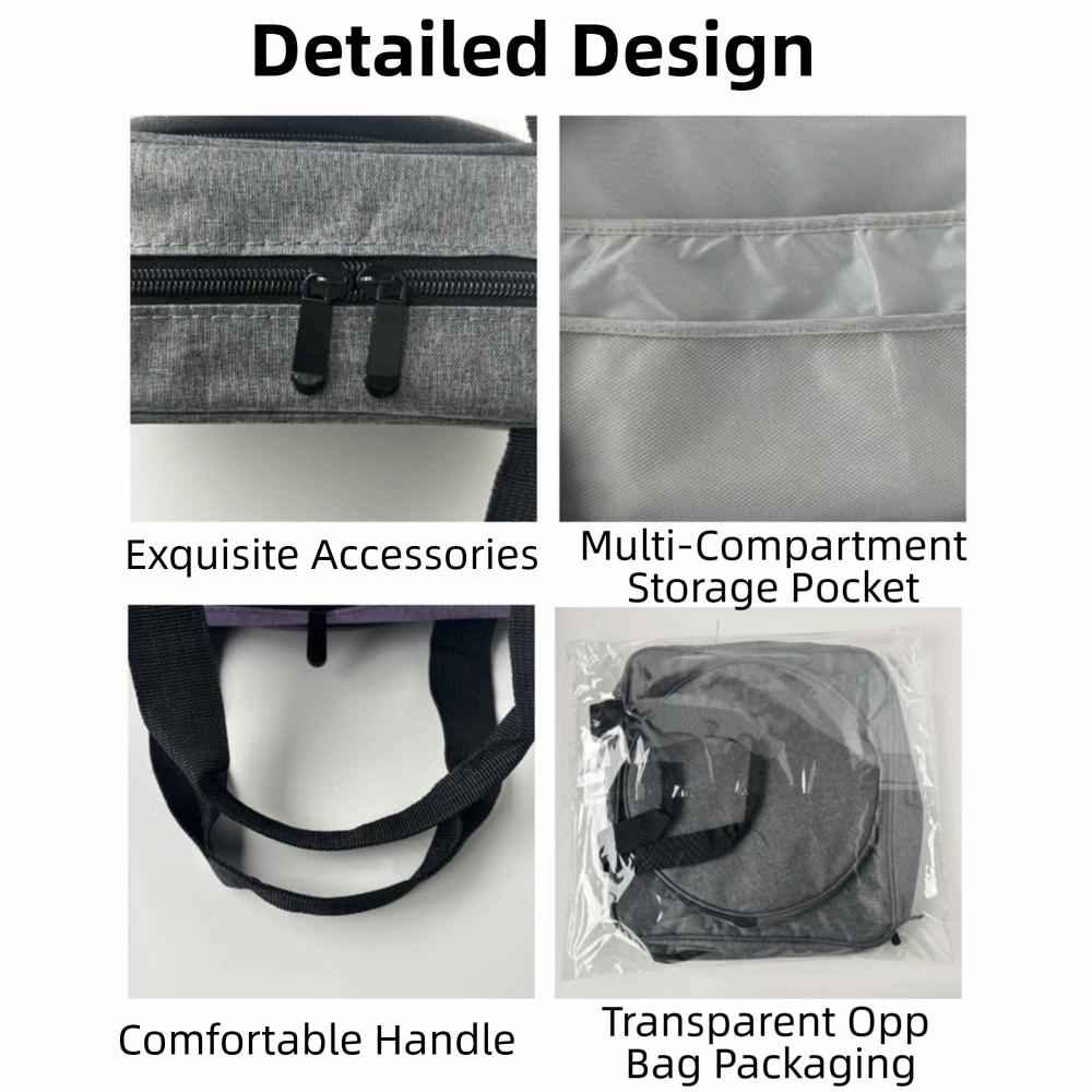 Padded Interior Cross Stitch Thread Storage Embroidery Project Bag  Needlework Tools Storage