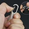 Key Ring Stainless Steel Travel Pill Case Medicine Pill Box Capsules Organizer Granule Storage Box