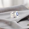 Tanzanite Gemstone 925 Sterling Silver Jewelry Handmade Engagement Ring For Her RR-68-15