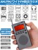 ZHIWHIS Disaster Prevention Radio FM Compatible Compact Station Power Portable DSP Stereo Receiver Portable Lightweight Compact Commuting Disaster
