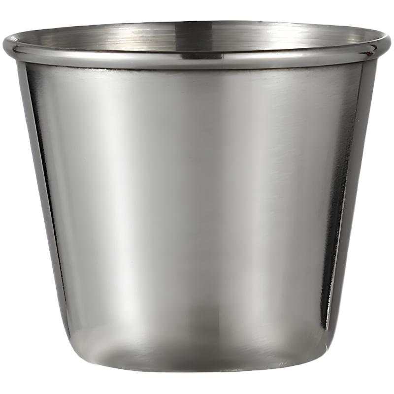 Stainless Steel Small Cocktails Shot Glasses Drinking Vessel Cup For Whiskeys Tequilas And Liquor Portable Barwares