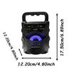Car Wireless Bluetooth Speaker Dual Speakers Large Volume Portable Outdoor High-quality Home Audio Square Dance Microphone