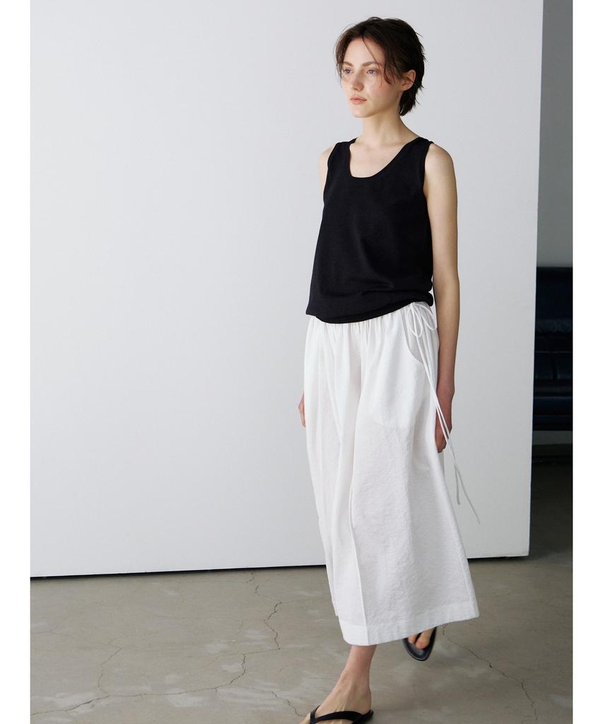 Ninnis Tie Sleeveless Knit Top (Black)
