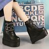 Fashion 14CM Gothic Style Platform Vampire Cosplay Women Mid-calf Boots Brand New 2024 Autumn Winter Fashion Cool Street Shoes Boots