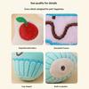 Pet Toy Bite-Resistant Plush Chew Toy with Interactive Sound Design Squeaky Ice Cream Shape Pet Teeth Cleaning Toy
