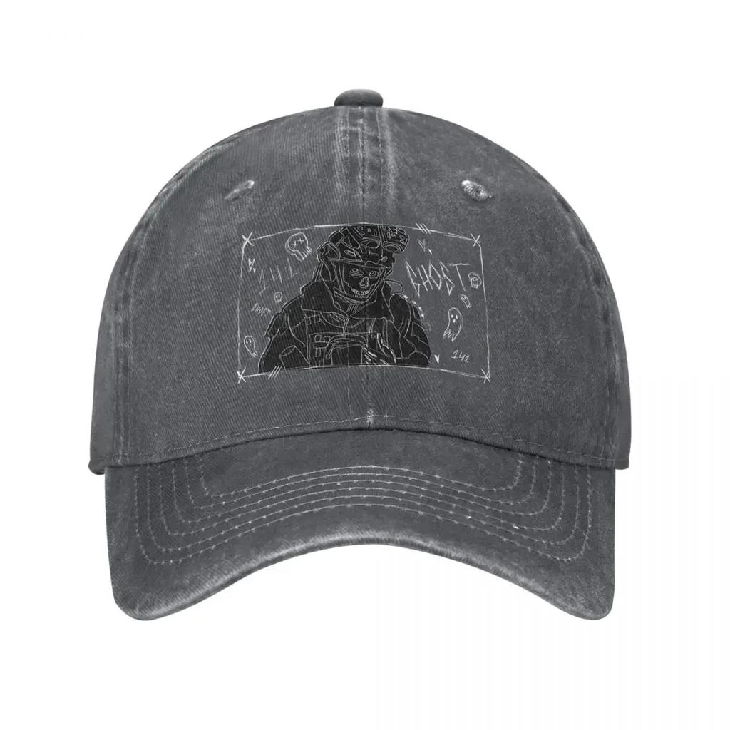 Simon Riley Baseball Caps Peaked Cap Ghost MW2 COD Calls Of The Duty Sun Shade Hats for Men