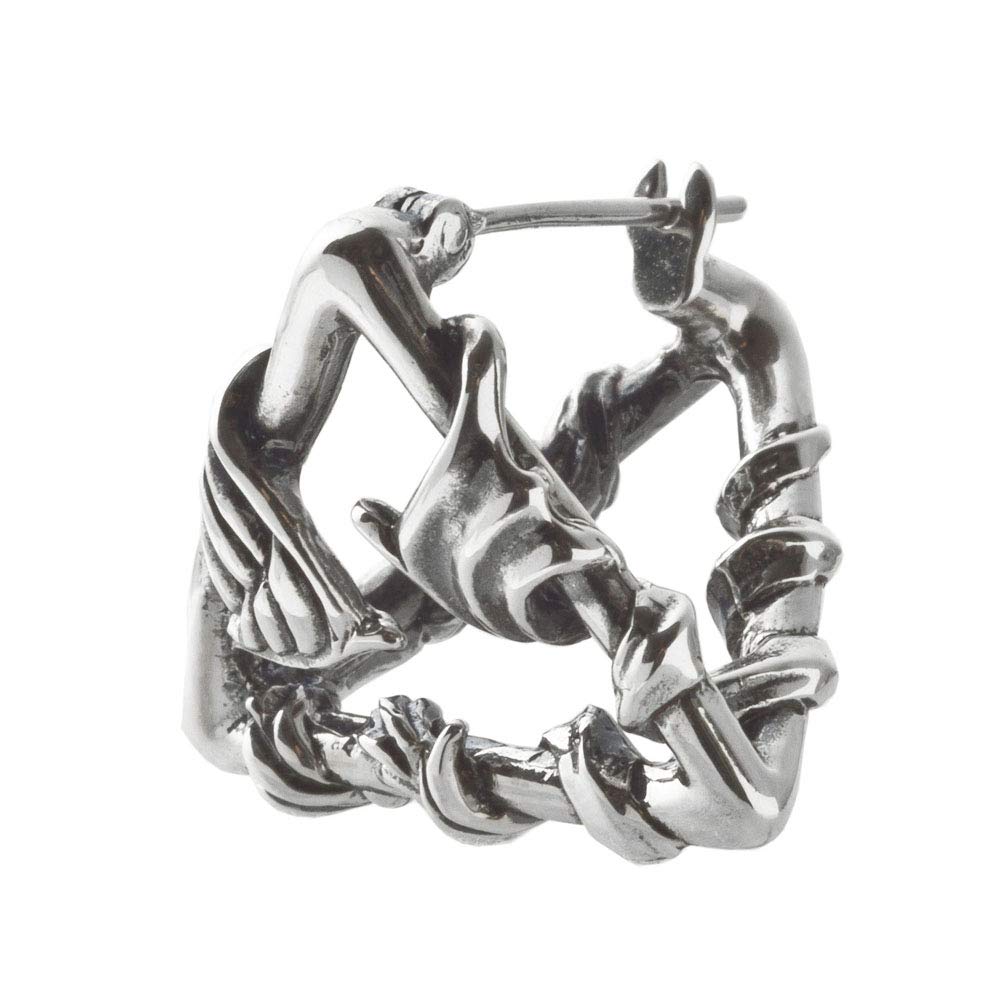 

Artemis Classic Lucifer Triangle Earrings (ac-ace0148) - Silver Accessories for Men and Women, Brand Jewelry, Silver, Size 25