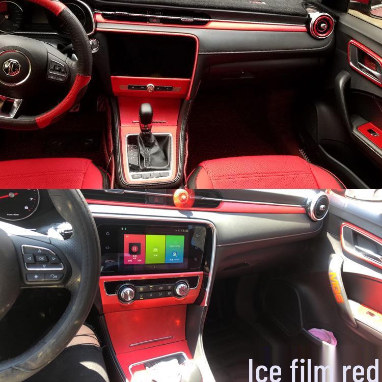 MG6 (2017-2019) Carbon Fiber Interior Shift Console Stickers