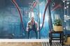Photomural Woman During Self-Adhesive Mural 315x210