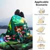 1pc, Amphibia Anne Boonchuy and Sprig Plantar Blanket, Seasonal Home Decorative Throw Blanket, Living Room, Outdoor, Travel, Camping, Car Blankets, Be