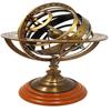 Brass Nautical 20.32 cm Tall Antique Armillary Sphere Globe Replica Gift;  Table Décor and Gift