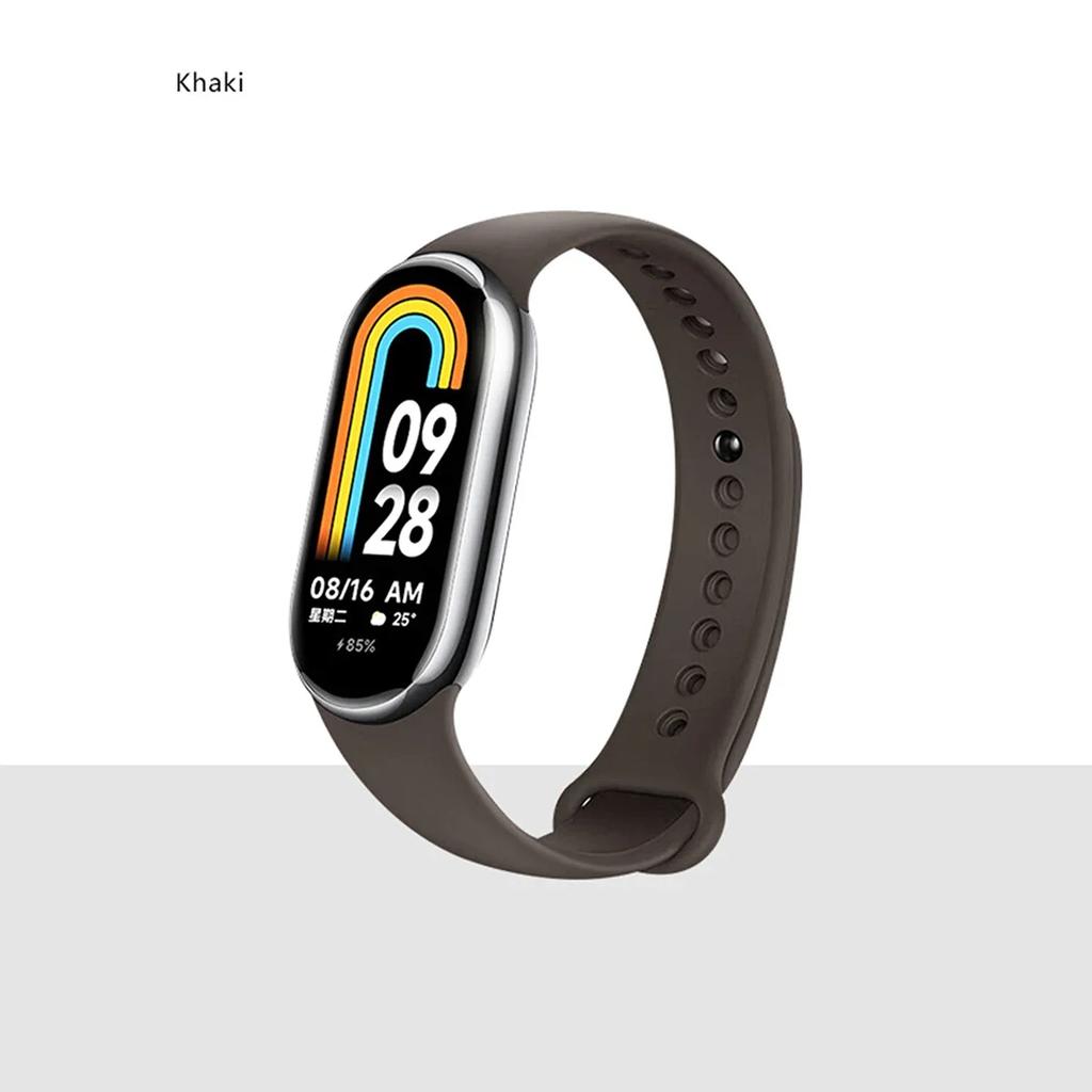Silikonrem för Xiaomi Mi band 8-8 NFC Sportbälte utbyte miband8 Armband vattentätt smart band 8 klockband Tillbehör