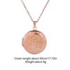 Fashion Gift Jewelry Chain Friend Necklace Photo Picture Locket Round Shaped Pendant