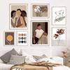 Boho Diversity Wall Art Print, Abstract Faceless Woman, Minimalist Canvas Painting, Posters, Pictures, Living Room, Modern Home