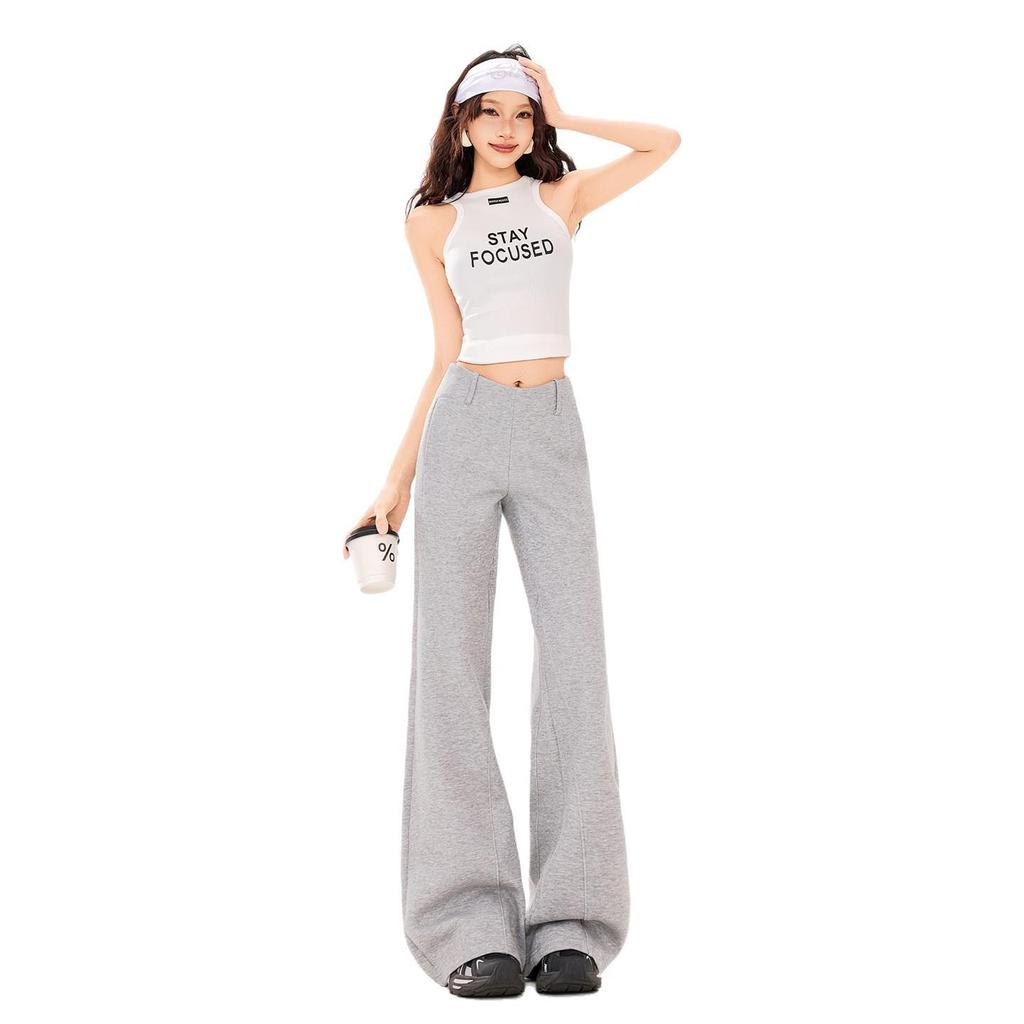 Women's High Waist Slim Fit Micro Flare Casual Pants - Spring Comfort