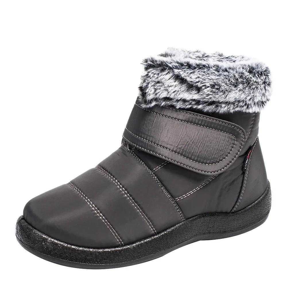Fashion New Winter Warm Women's Snow Boots Waterproof Warm Plush Cotton Shoes Woman Lightweight Fashion Faux Fur Ankle Boots Plus Size