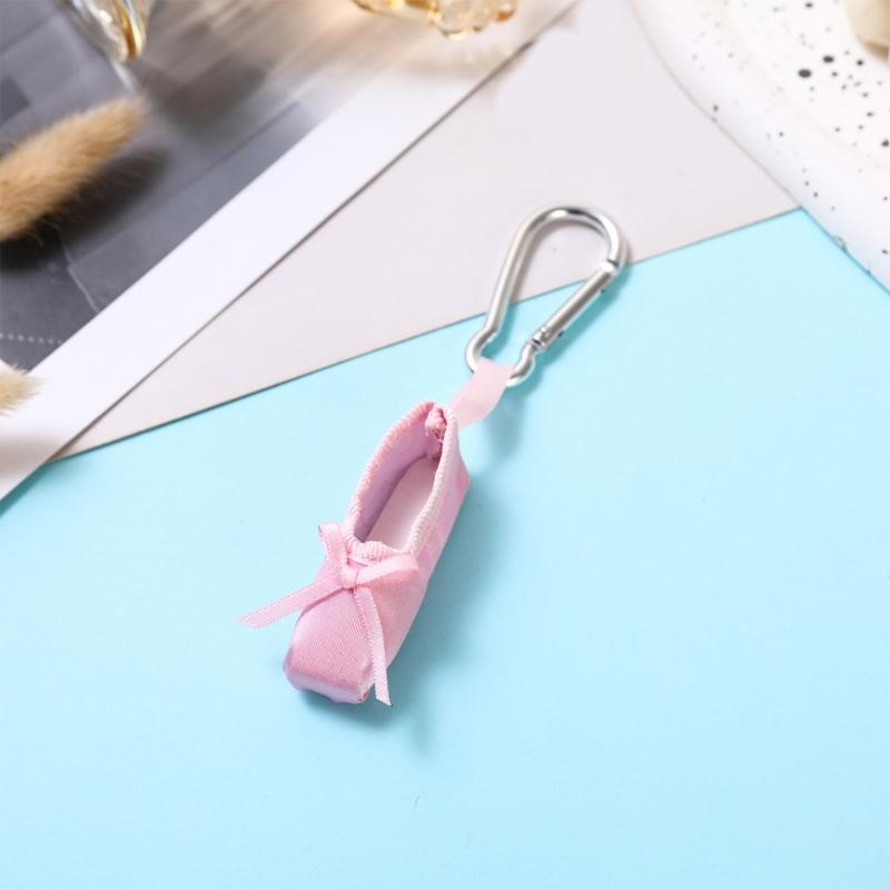 Mini Ballet Shoe Keyring Stylish Pendant Keychain Birthday Gift for Dance Lovers