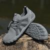 Fashion Thick-Soled Mens Hiking Sneakers Outdoor Sports  Casual Shoes All-Season Male Mesh Shoes Breathable Wading Aqua Shoes Trainers