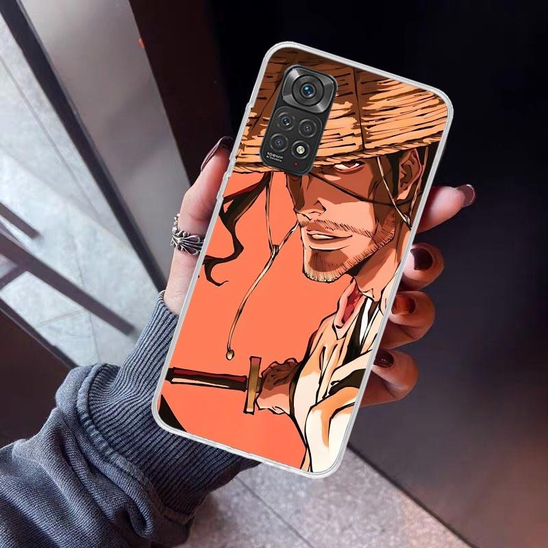 Bleach Kyoraku Shunsui Phone Case For Xiaomi Redmi Note 10 11 12 13 14 15 Pro Plus 11S 12S 14S 11T 11E 10S Soft TPU Back Cover R
