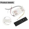 Remote Control For Ceiling Fan Light With 6 Speed Options Battery Monitoring