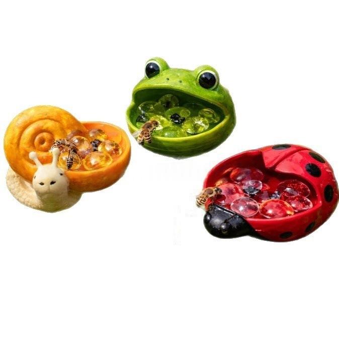Cute Animal-Shaped Feeder, Outdoor Garden Animal Feeder, Garden Stake, Yard Ornament Decorations Creativity