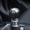 Hard Carbon Fiber Console Manual Gear Shift Knob Stick Case For Mustang 15-23