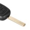 Key Shell for Peugeot 107 207 307 Citroen C1 C2 C3 - 2 Button Remote Key Fob Blade Without Groove Phonillico®