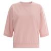 Shop   Women Simple Round 5 4 CoTTon 100 Loose FiT T shirT whiTe Dai Wsh 11955