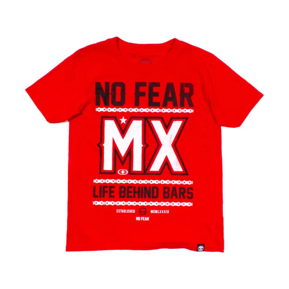 No Fear KIDS Red MX T-Shirt S
