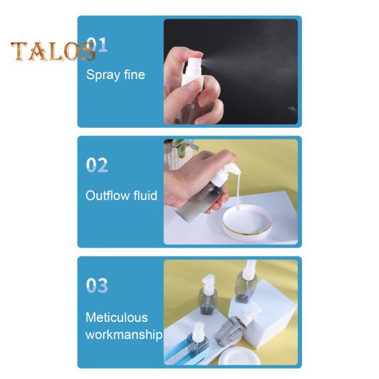 4 pezzi/set 50 ml bottiglia da viaggio ricaricabile portatile a prova di perdite riutilizzabile lozione shampoo cosmetico pressa erogatore spray bottiglia contenitore vuoto per articoli da toeletta