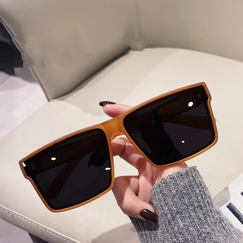 Novos Óculos de Sol Quadrados da Moda Masculino Homem Retângulo Designer Luxo Óculos de Sol Clássico Vintage Outdoor Retangular