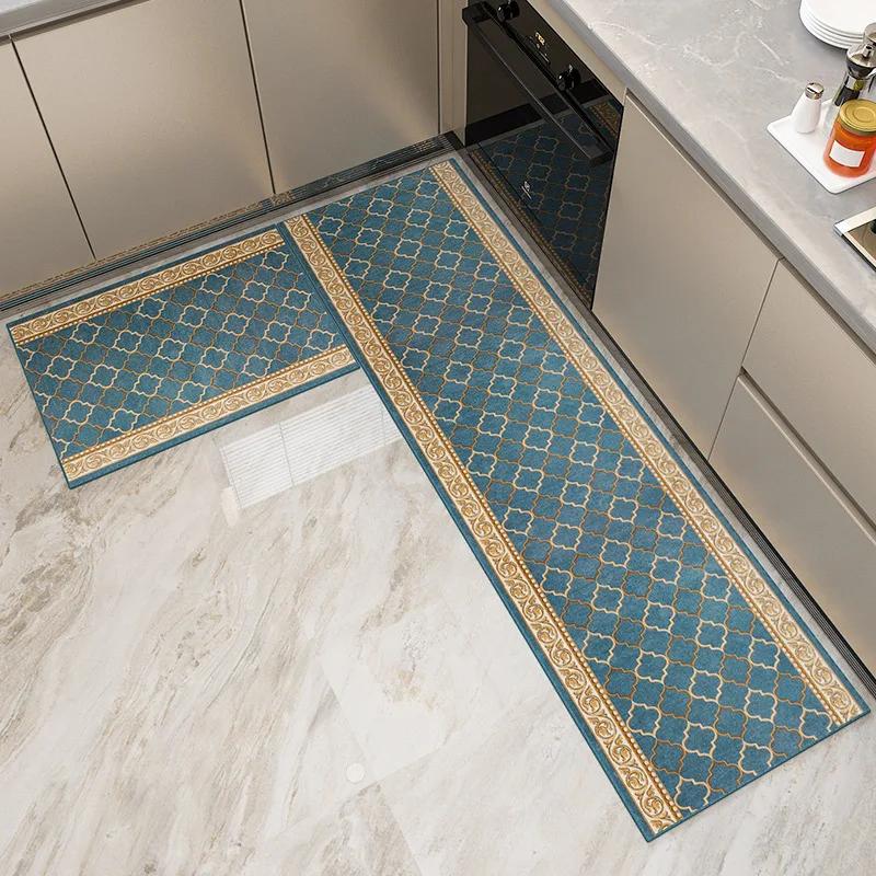 Covoraș de podea Dornier pentru bucătărie Absorbant de apă și ulei Anti-alunecare Covor lung Ameliorează presiunea pe picioare Covoraș de intrare vintage