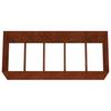 Raised Garden Bed 200x80x80 Cm Corten Steel