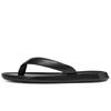 Sommer Echtes Leder männer Flip-Flops Outdoor Strand Sandalen Schwarz Männer Hausschuhe Für Hause Mokassins Mann Schuhe