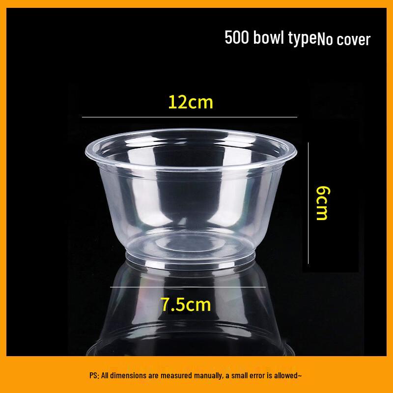 ZISIZ Disposable Plastic Bowl
