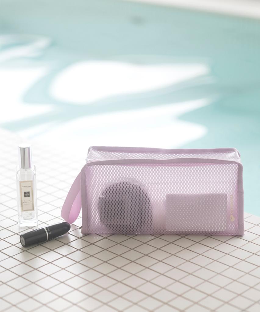 Trevelus Coated Mesh Pouch Cube Long