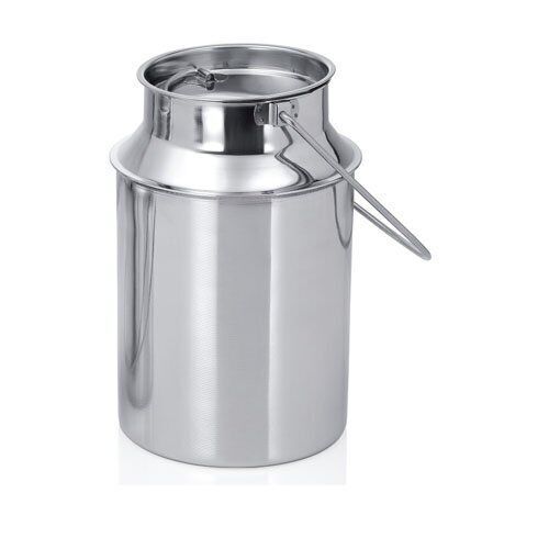 

Stainless Steel Milk Storage Can with Lid Silver 4 L z278 IA666