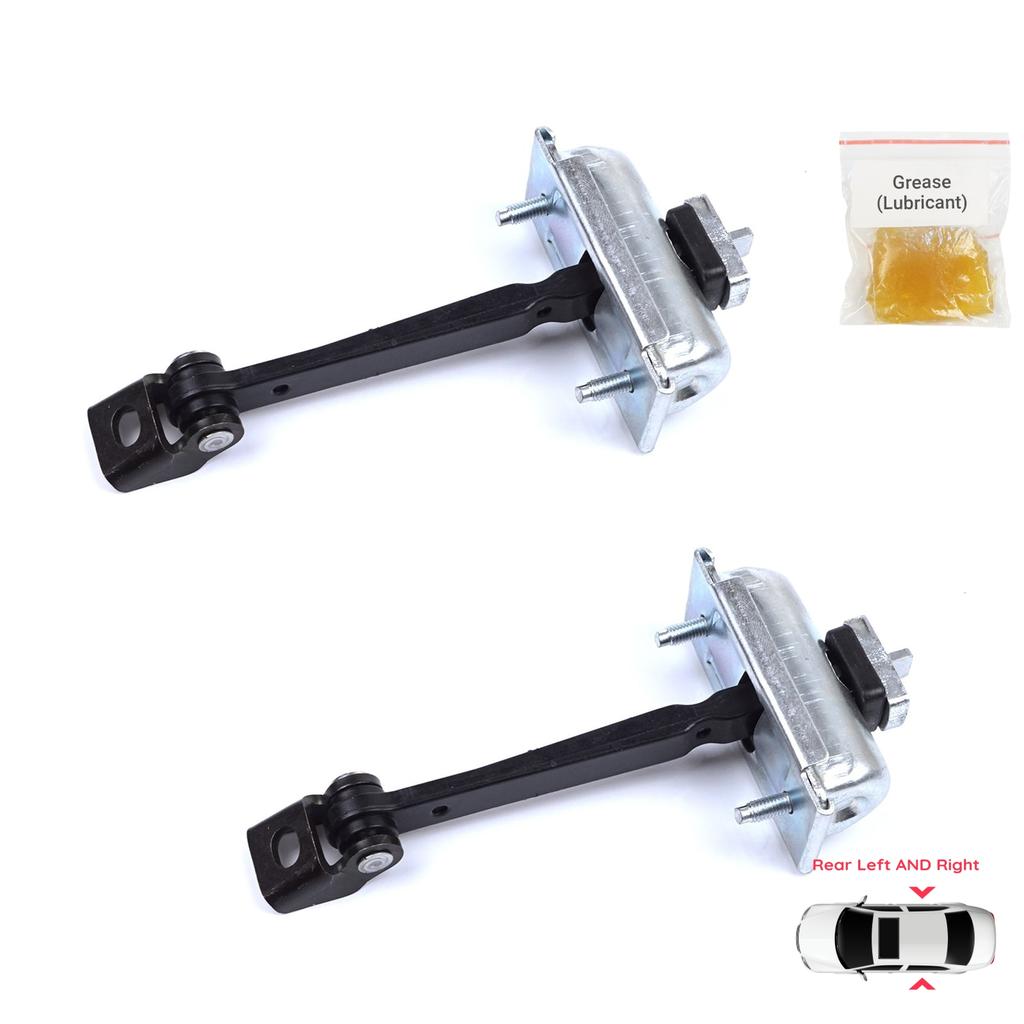 BDP1233-1 2 Pieces Rear Left AND Right Door Catch Hinge Brake Stop Check Strap Limiter for Vauxhall Opel Corsa D S07 2006-2014 13181961