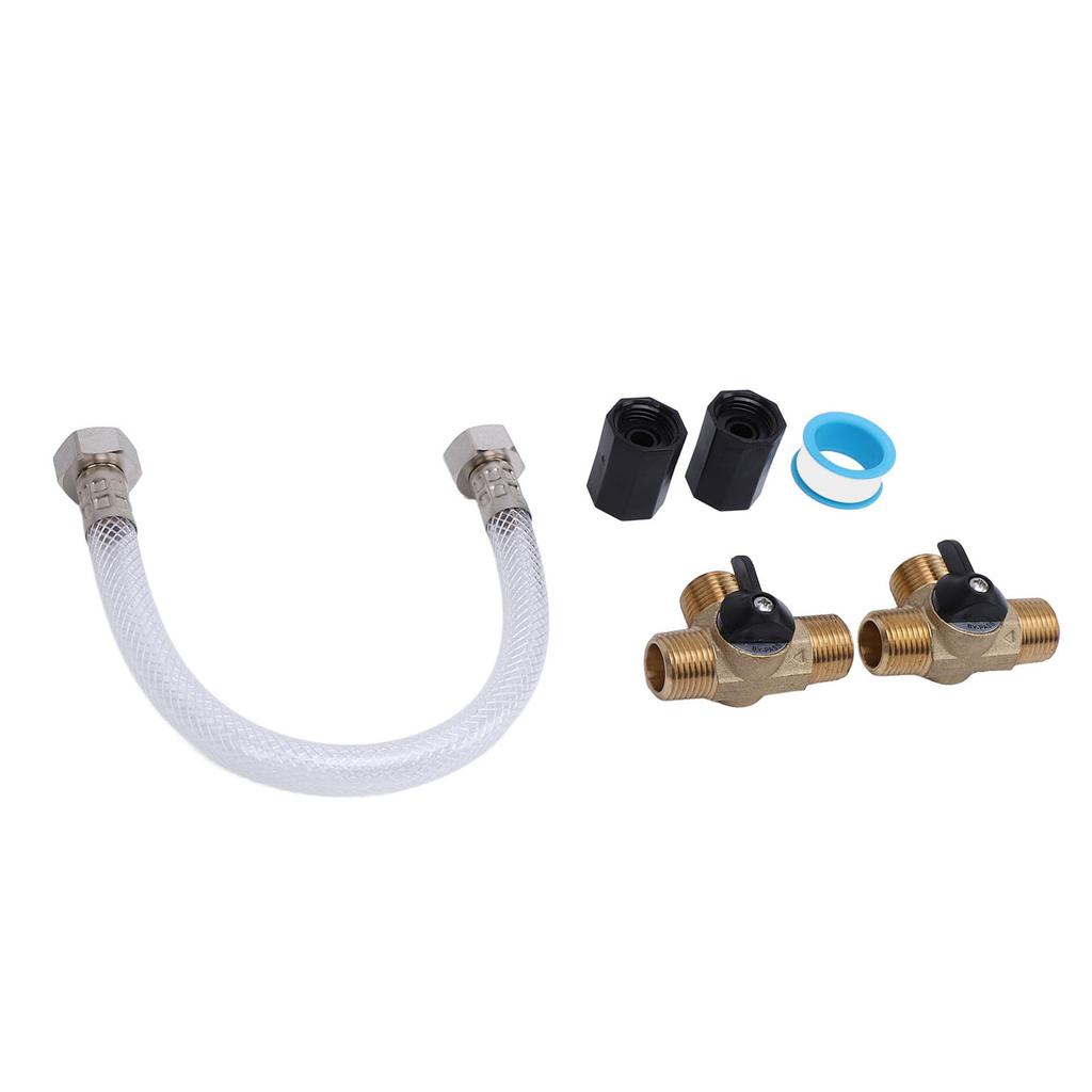 RV Water Heater Hose Kit, Diverter Kit with Hose and Valves, Easy Winterizing, Compatible with Most Common RV Water Heaters