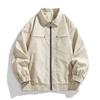Men's Spring and Autumn New Brown Lapel Leather Jacket Men's Couple American Retro Leather Jacket
