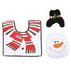 Toilet Seat Cover Decorations Christmas Bathroom Decor Includes Toilet Seat Cover, Rugs, Tank Cover