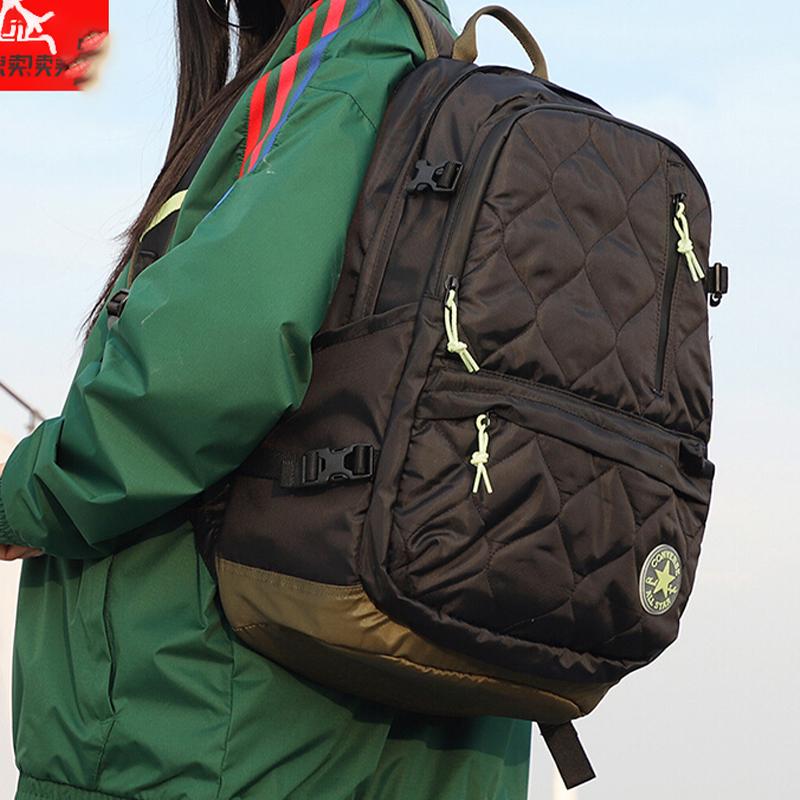New Converse Padded Backpack Regular Unisex Black 10020807-A01