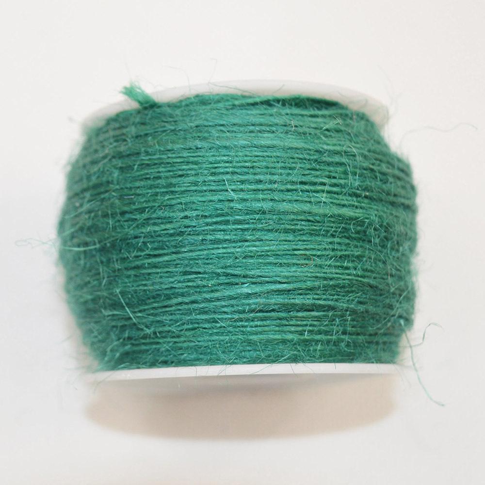 

Fine Hemp Thread 1Mm Colored Jute Rope Kindergarten Handmade Diy Decoration Tag Industrial Rope 1 * dark green